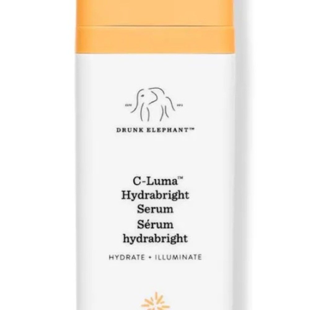 Drunk Elephant C-Luma Hydrabright Serum - White, Orange